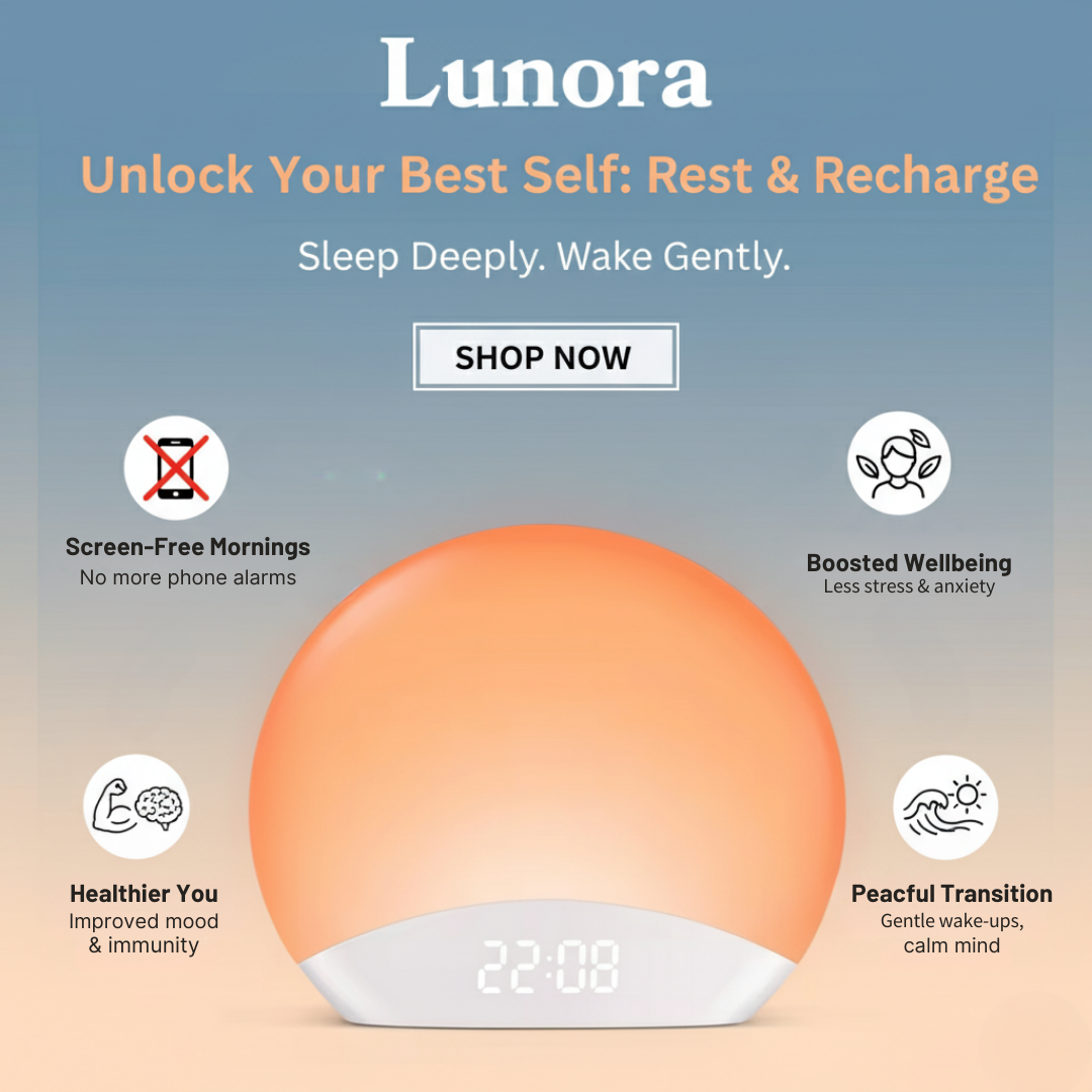 Lunora - CalmRise Sleep & Wake Alarm Light