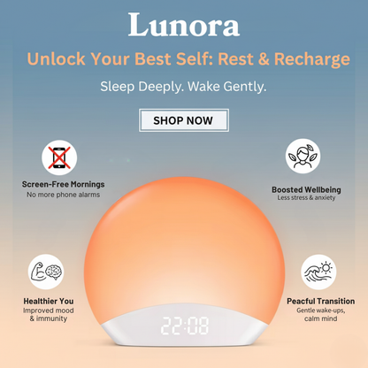 Lunora - CalmRise Sleep & Wake Alarm Light